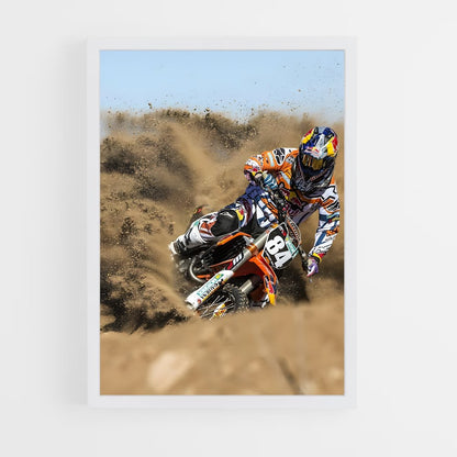 moto-cross-17 cadre Blanc