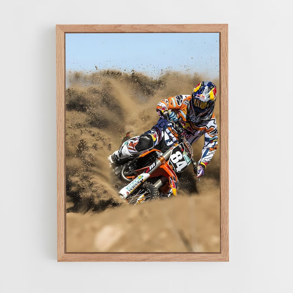 moto-cross-17 cadre Bois clair