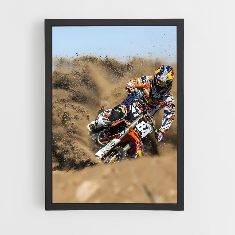 moto-cross-17 cadre Noir