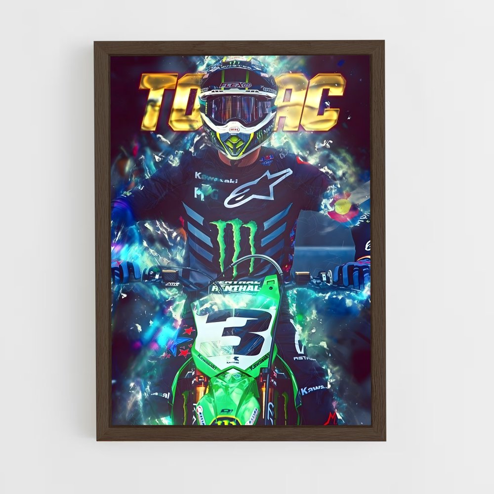moto-cross-19 cadre Bois foncé