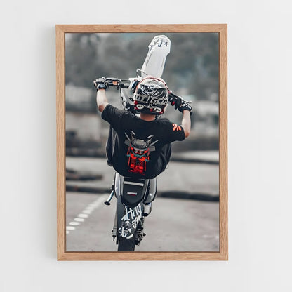 moto-cross-4 cadre Bois clair