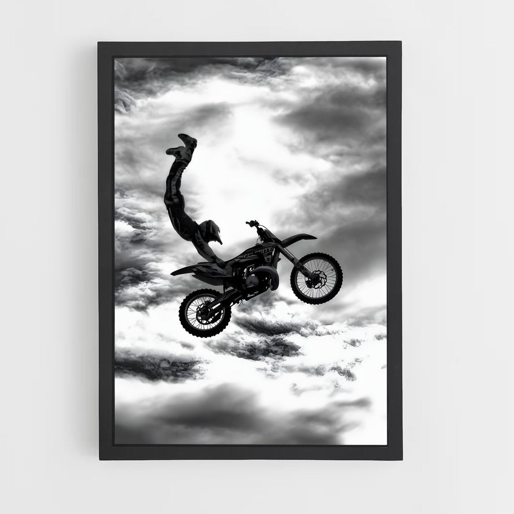 moto-cross-8 cadre Noir