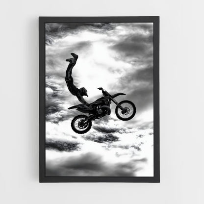 moto-cross-8 cadre Noir