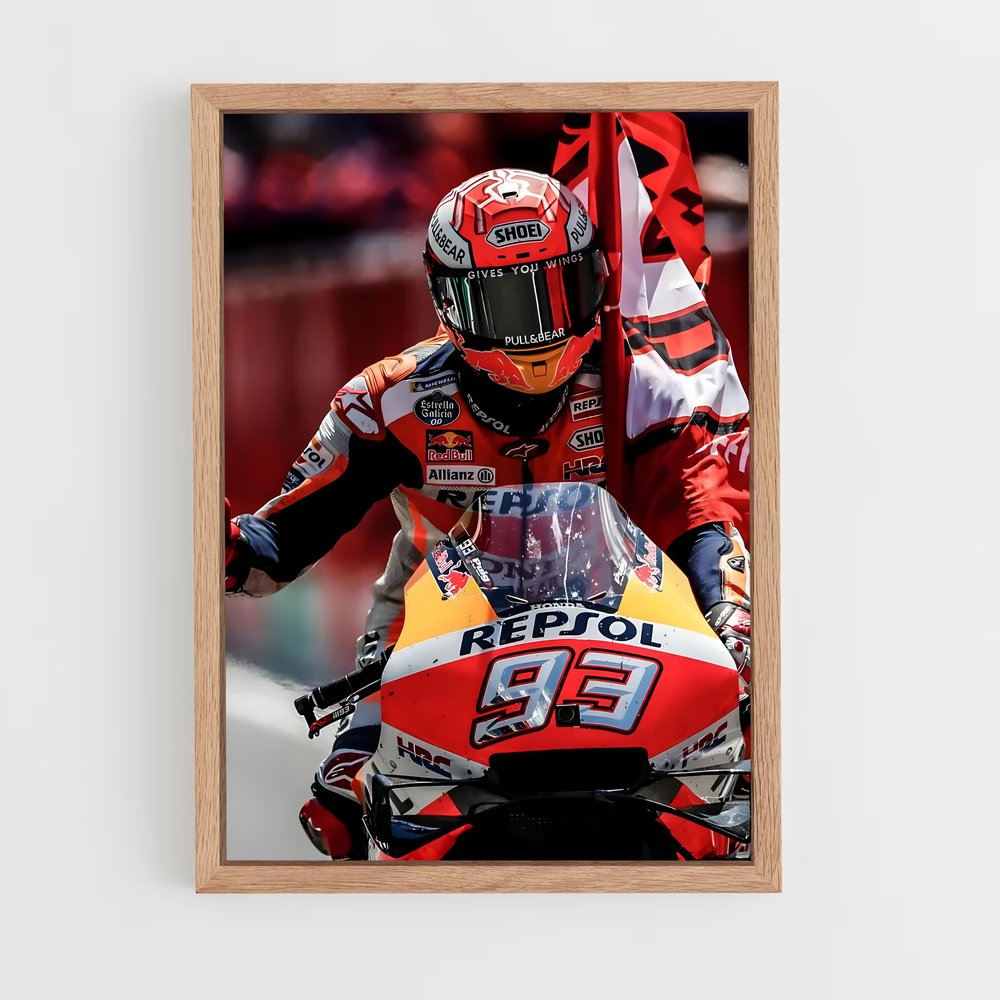 moto-gp-6 cadre Bois clair