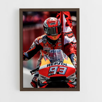 moto-gp-6 cadre Bois foncé