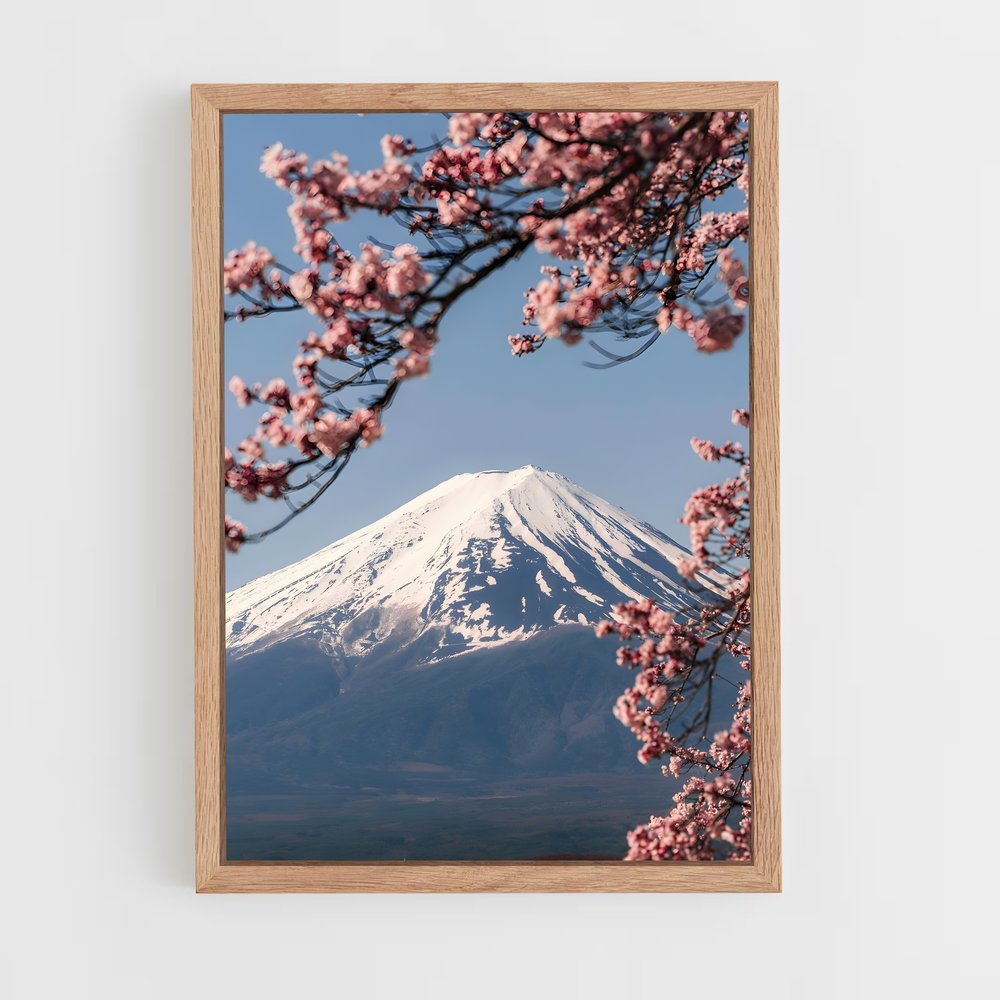 mount-fuji-11 cadre Bois clair