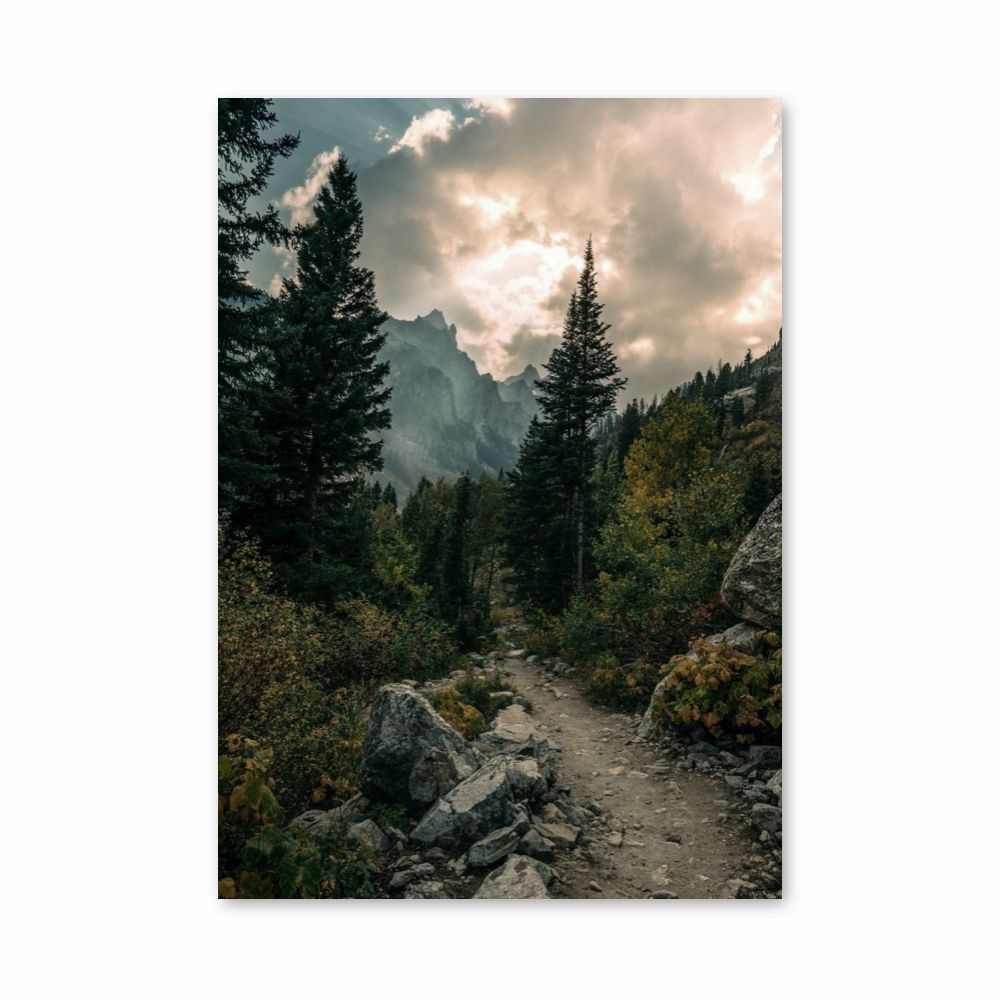 Mountain Hiking Poster