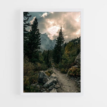 Mountain Hiking Poster