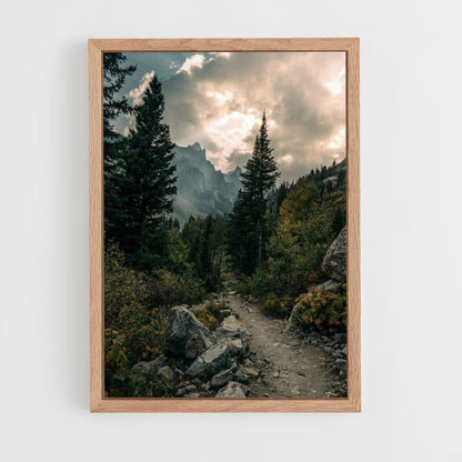 Mountain Hiking Poster