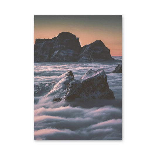 Mountain Clouds Poster