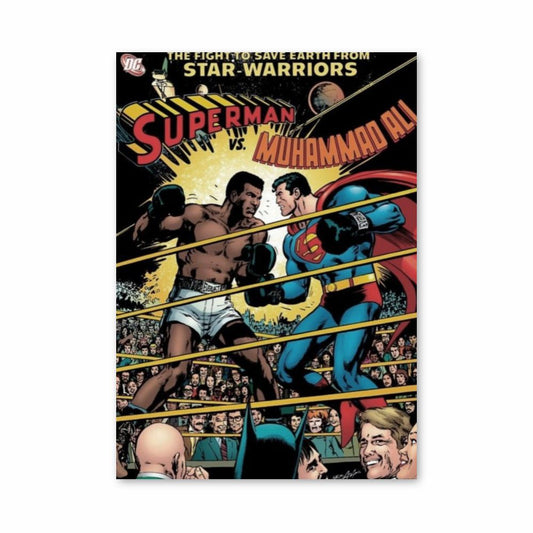 Poster Muhammad Ali vs Superman
