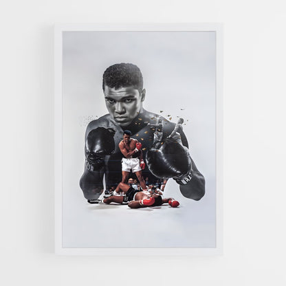 muhammad-ali-9 cadre Blanc
