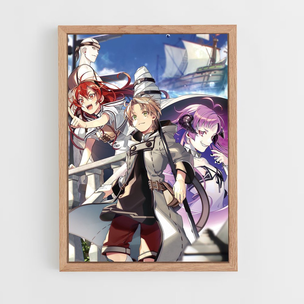 mushoku-tensei-12 cadre Bois clair