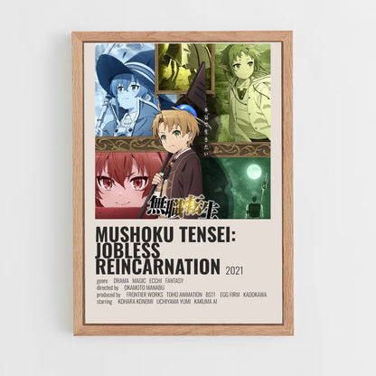 mushoku-tensei-3 cadre Bois clair
