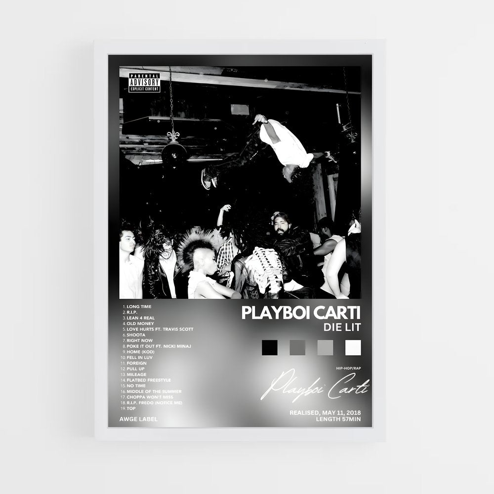 music-albums-17 cadre Blanc