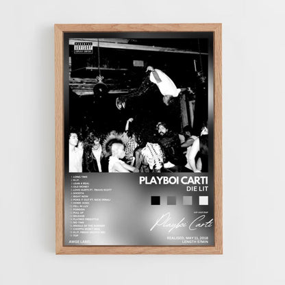 Poster Playboi Carti Die Lit