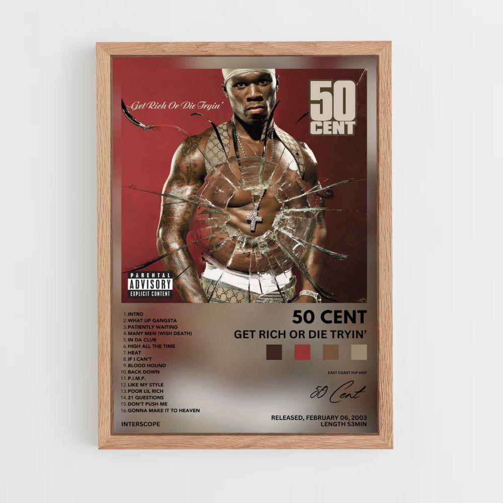 Poster 50cent Get Rich or Die Tryin