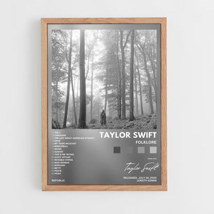 Poster Taylor Swift Folklore