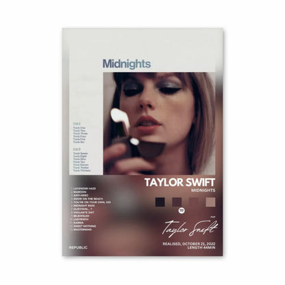 Poster Taylor Swift Midnights