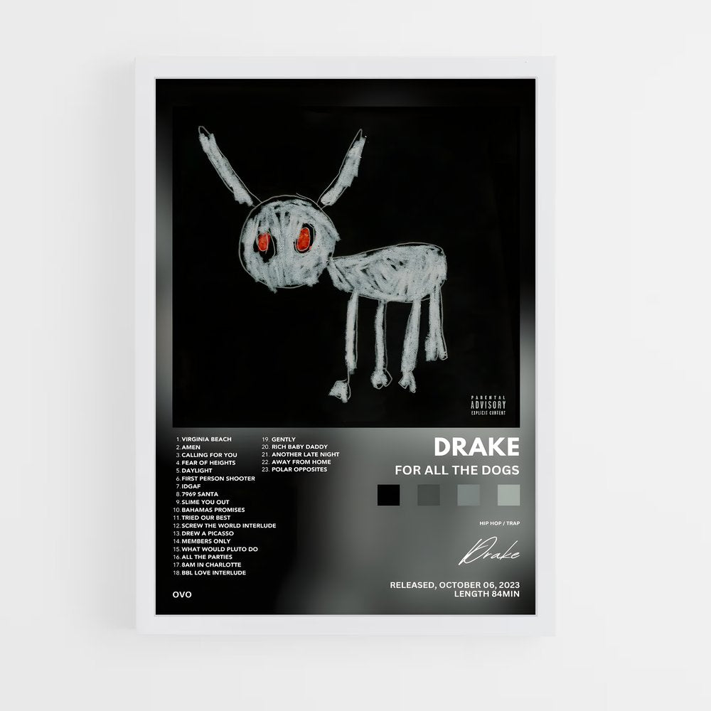 music-albums-7 cadre Blanc