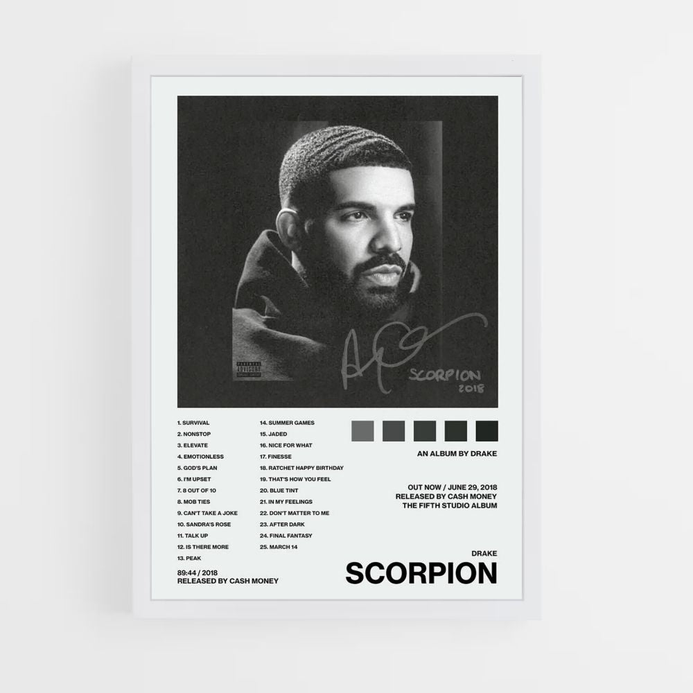 Poster Drake Scorpion