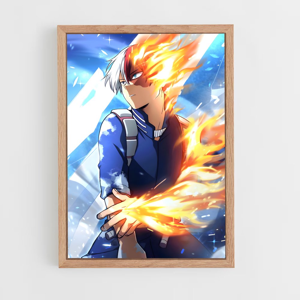 my-hero-academia-10 cadre Bois clair