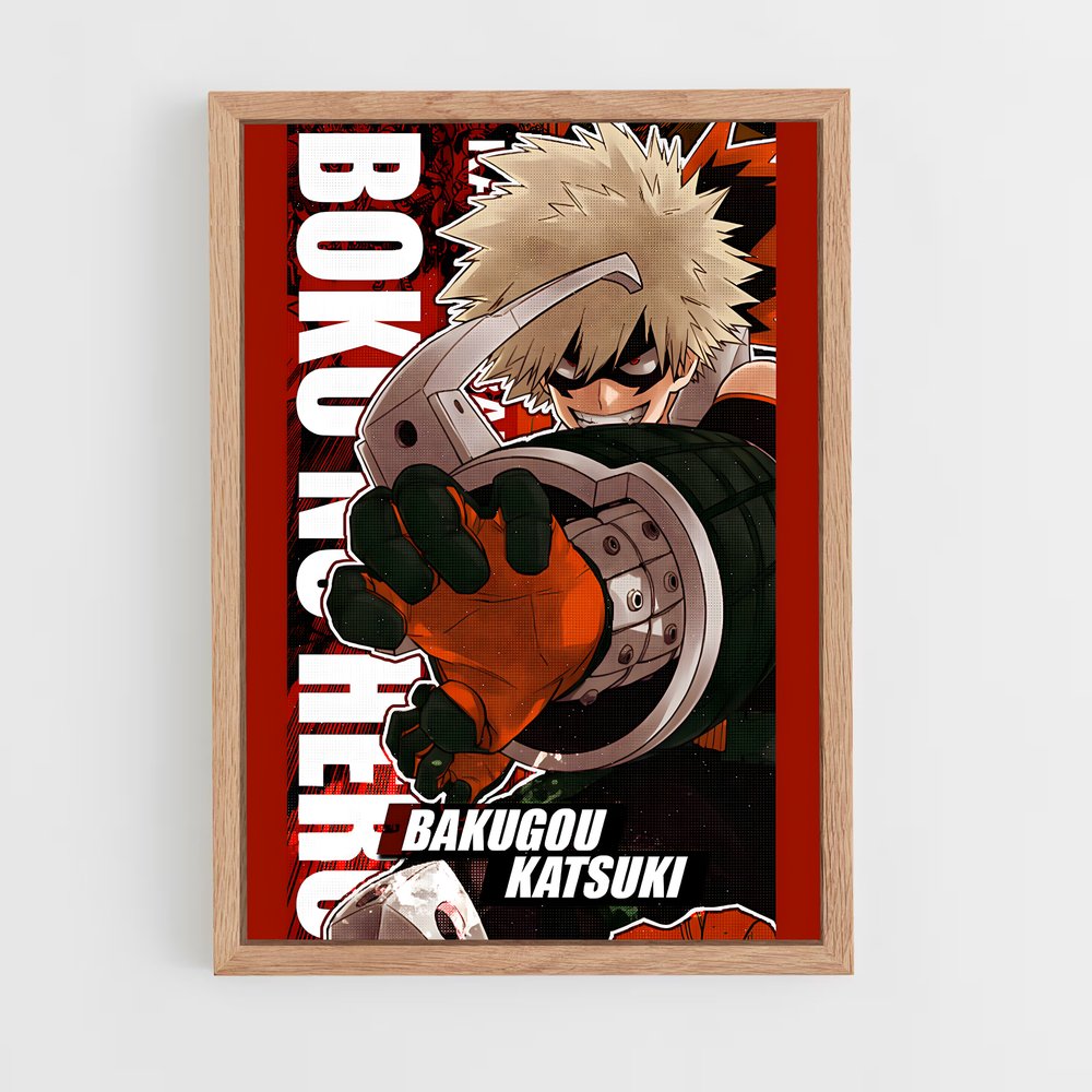 my-hero-academia-19 cadre Bois clair