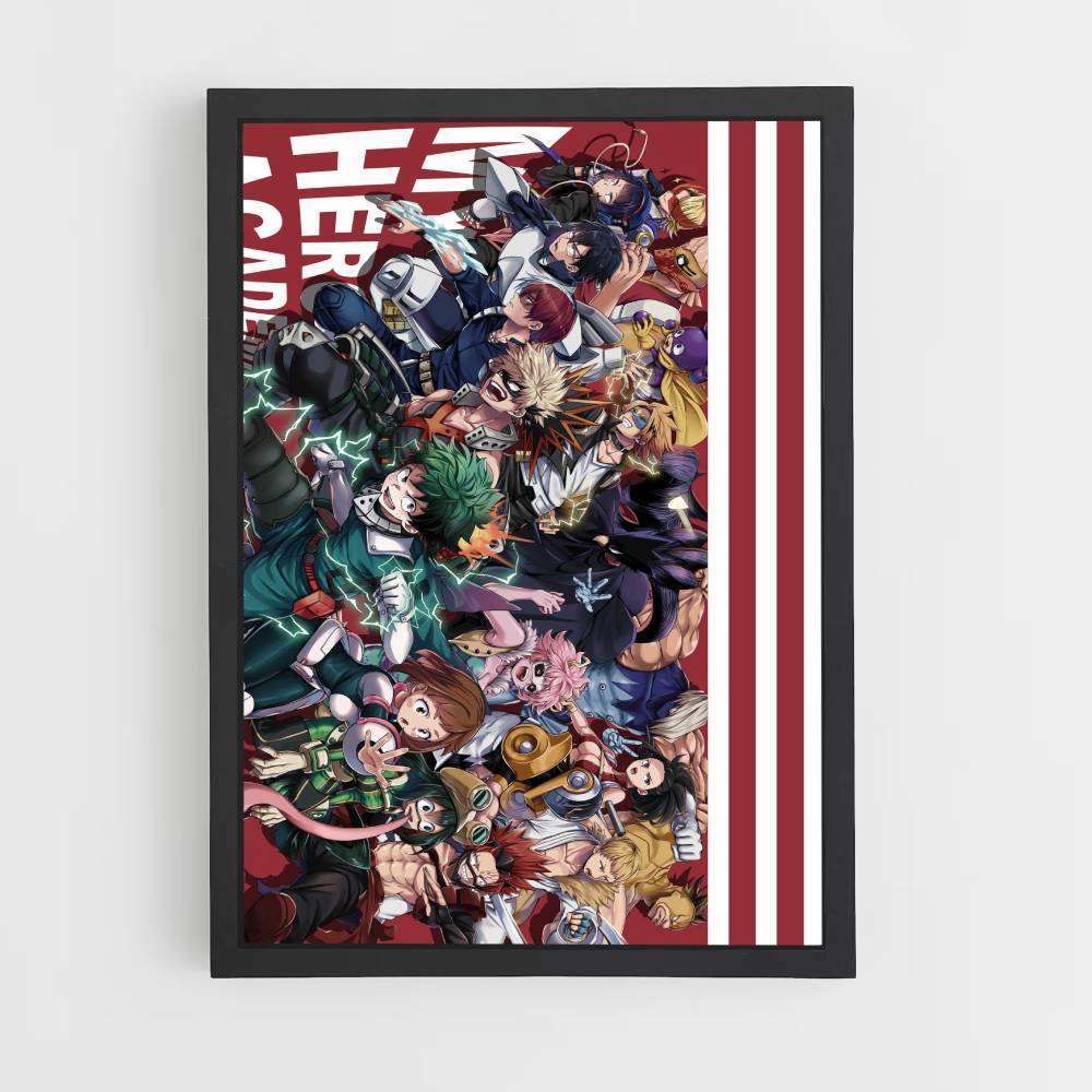 Poster My Hero Academia Second A