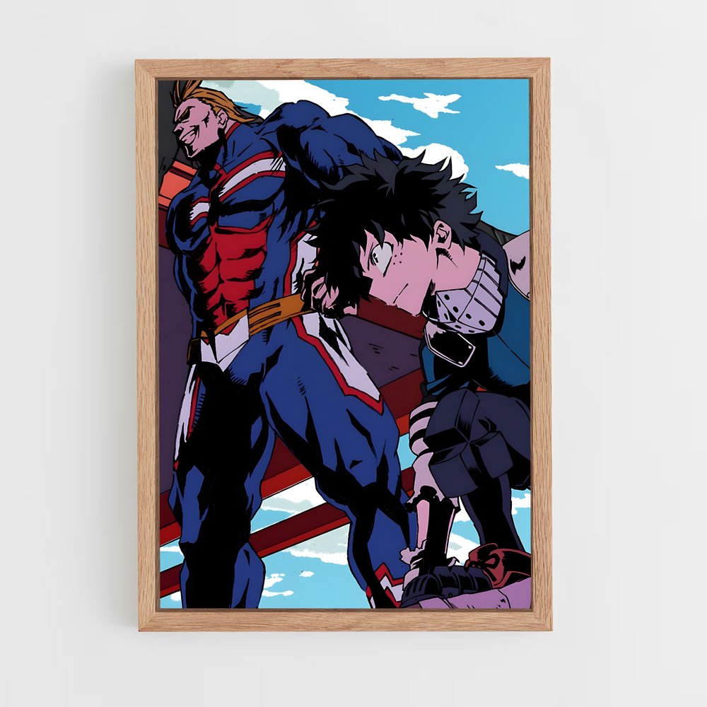 my-hero-academia-24 cadre Bois clair