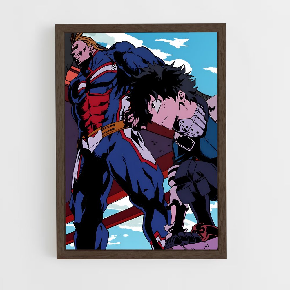 my-hero-academia-24 cadre Bois foncé