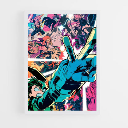 my-hero-academia-25 cadre Blanc