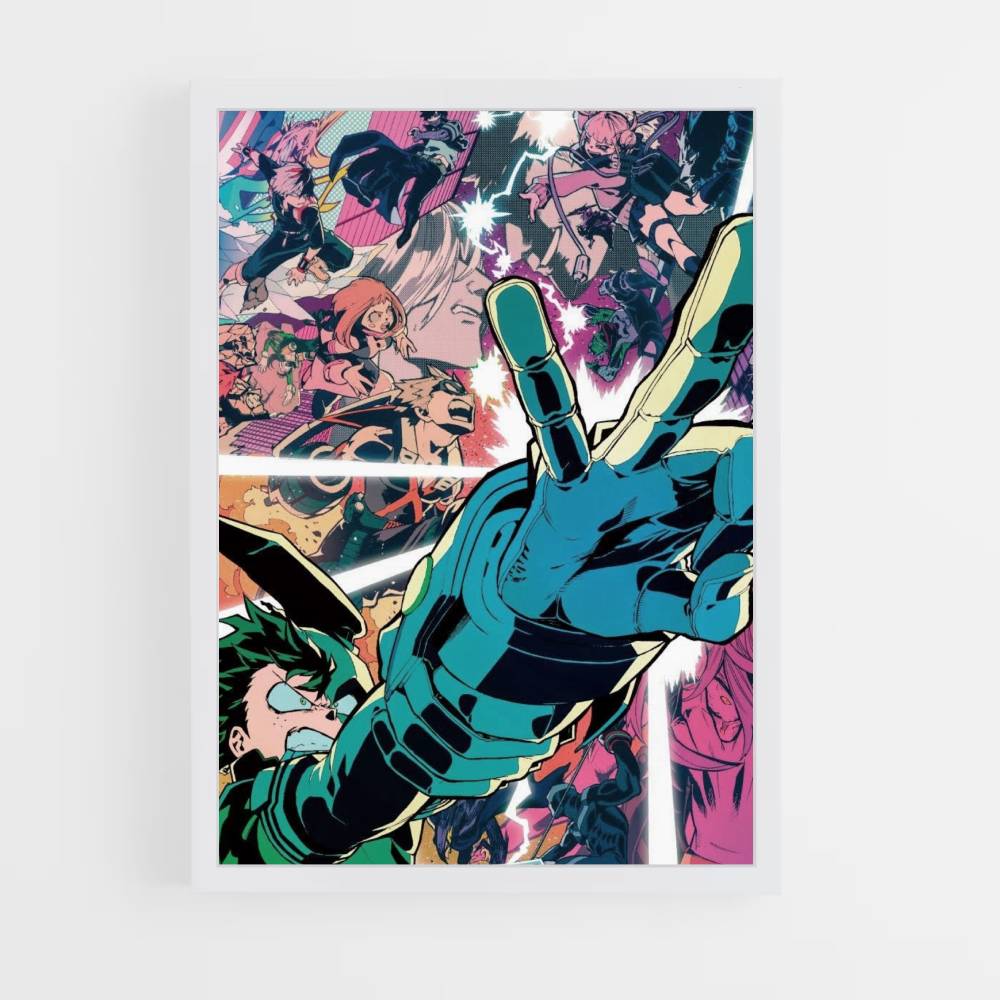 Poster Izuku Fingers