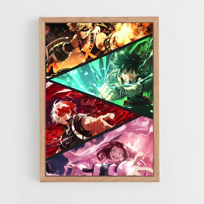 my-hero-academia-27 cadre Bois clair