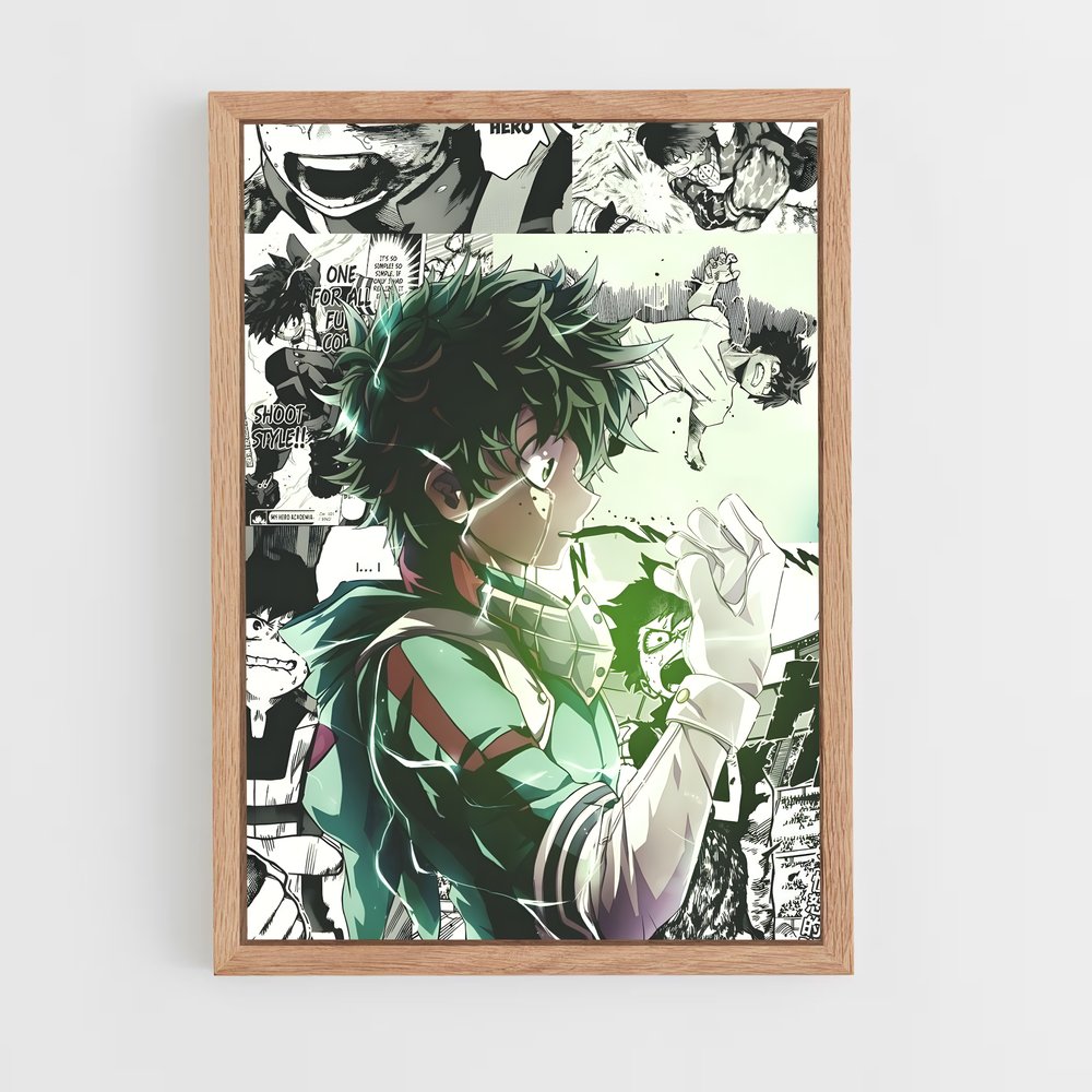 my-hero-academia-6 cadre Bois clair