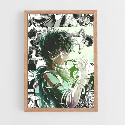 my-hero-academia-6 cadre Bois clair