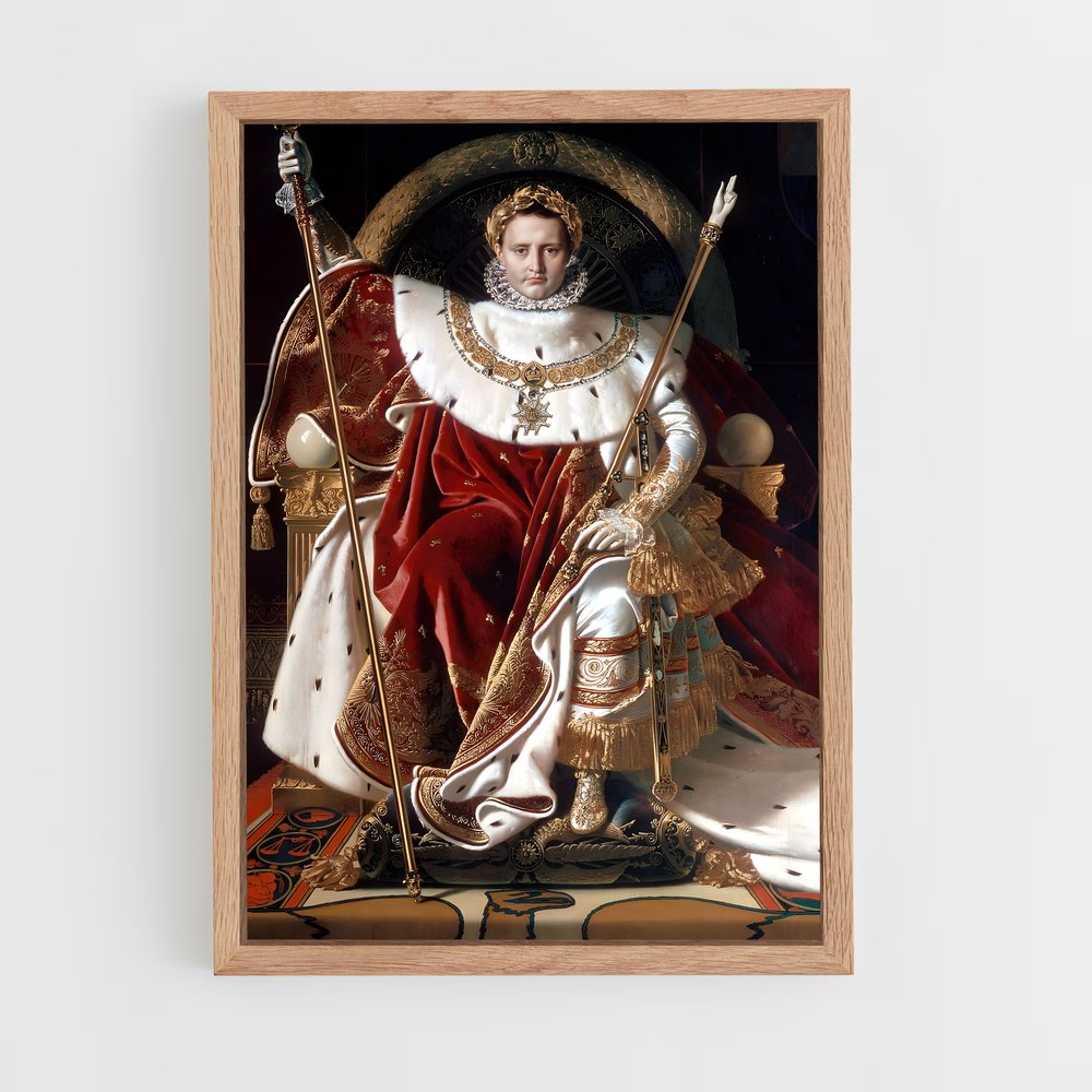 napoleon-3 cadre Bois clair