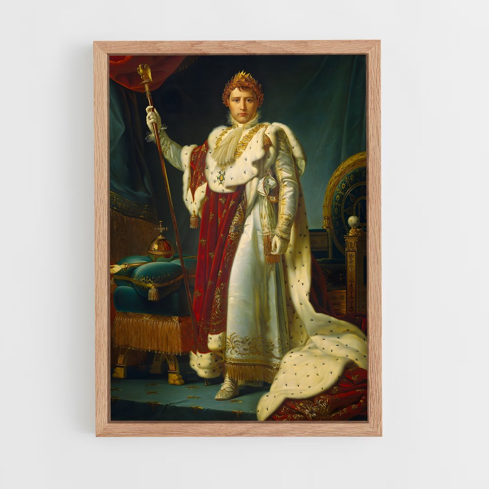 napoleon-4 cadre Bois clair