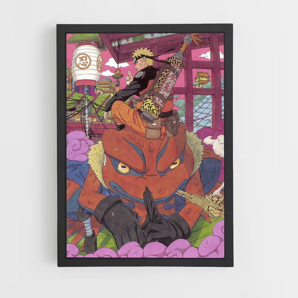 Naruto Toad Poster