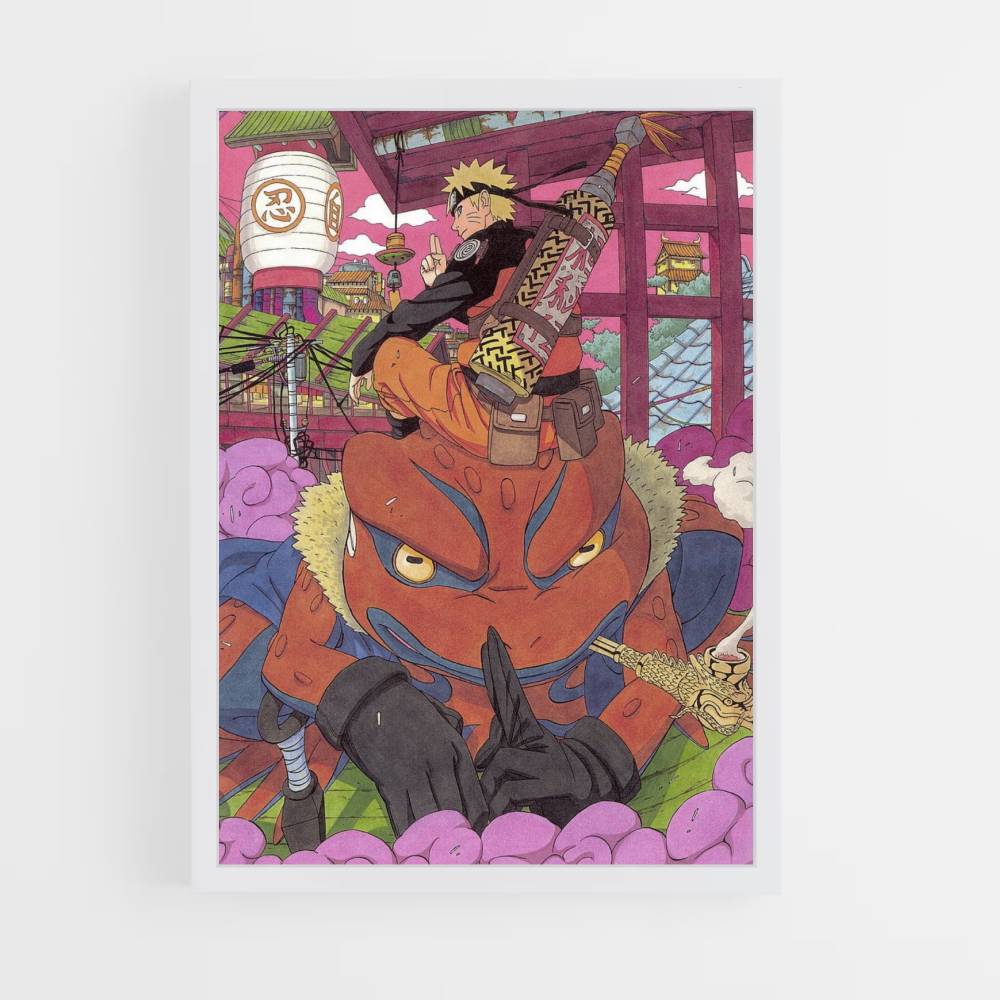 Naruto Toad Poster