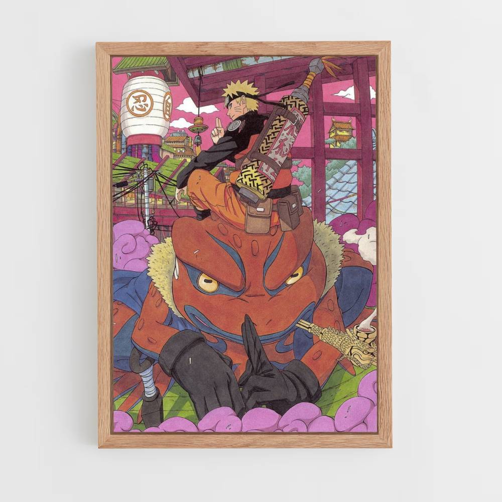 Naruto Toad Poster