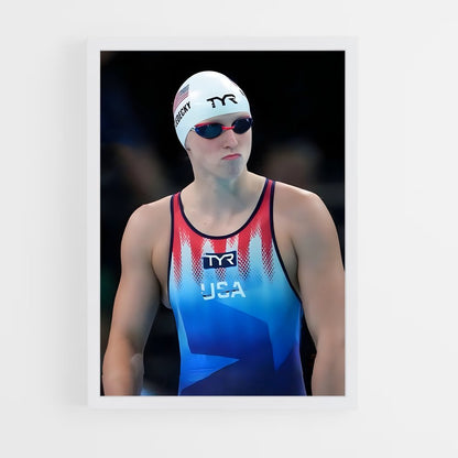 natation-7 cadre Blanc