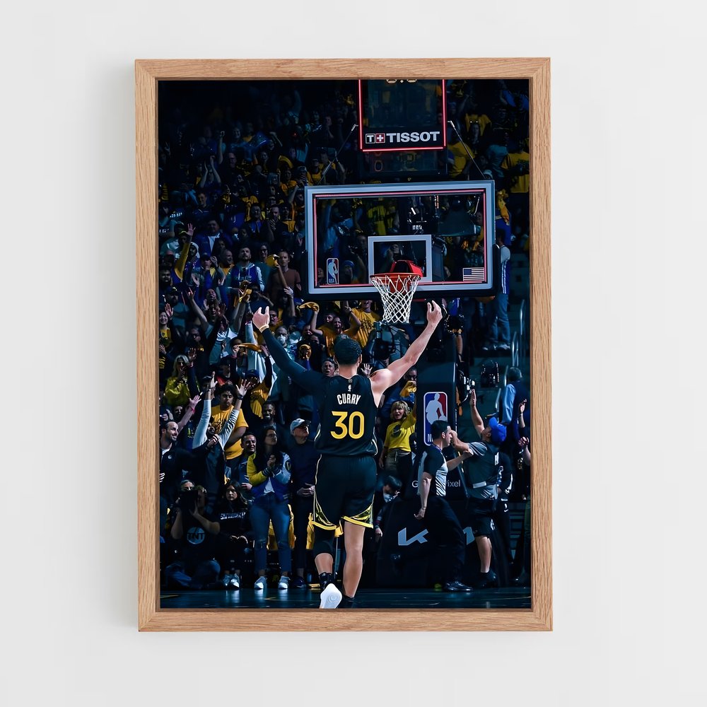 nba-basketball-4 cadre Bois clair