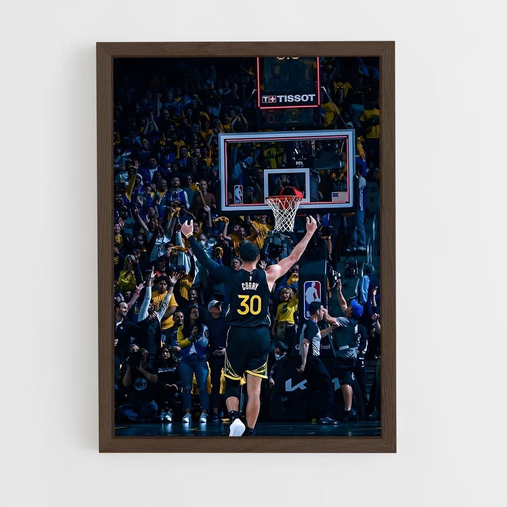nba-basketball-4 cadre Bois foncé