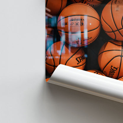 Poster Basketball Balls