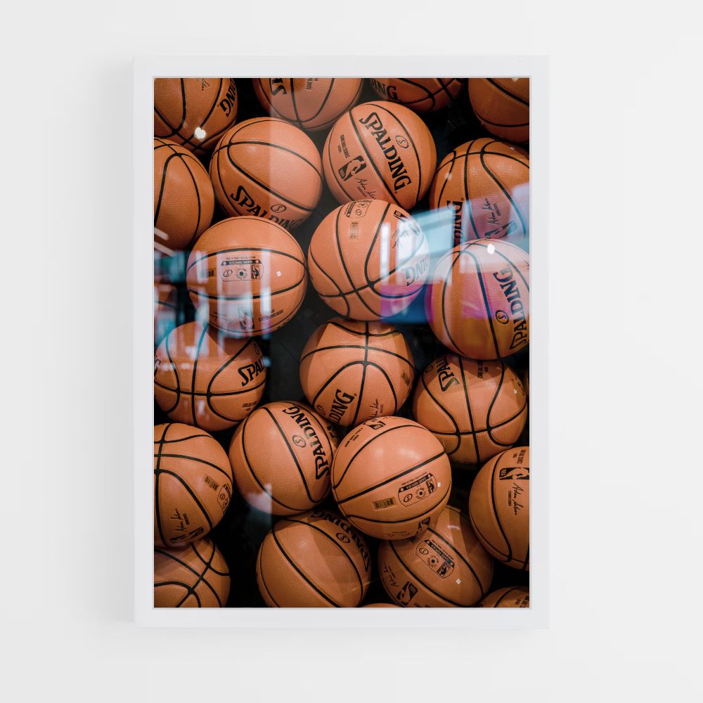 Poster Basketball Balls