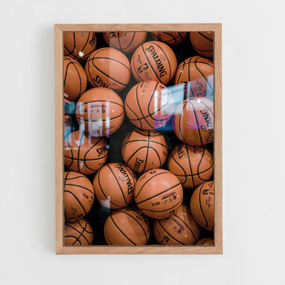 Poster Basketball Balls