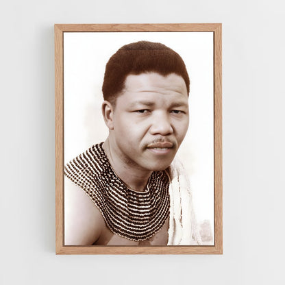 nelson-mandela-2 cadre Bois clair