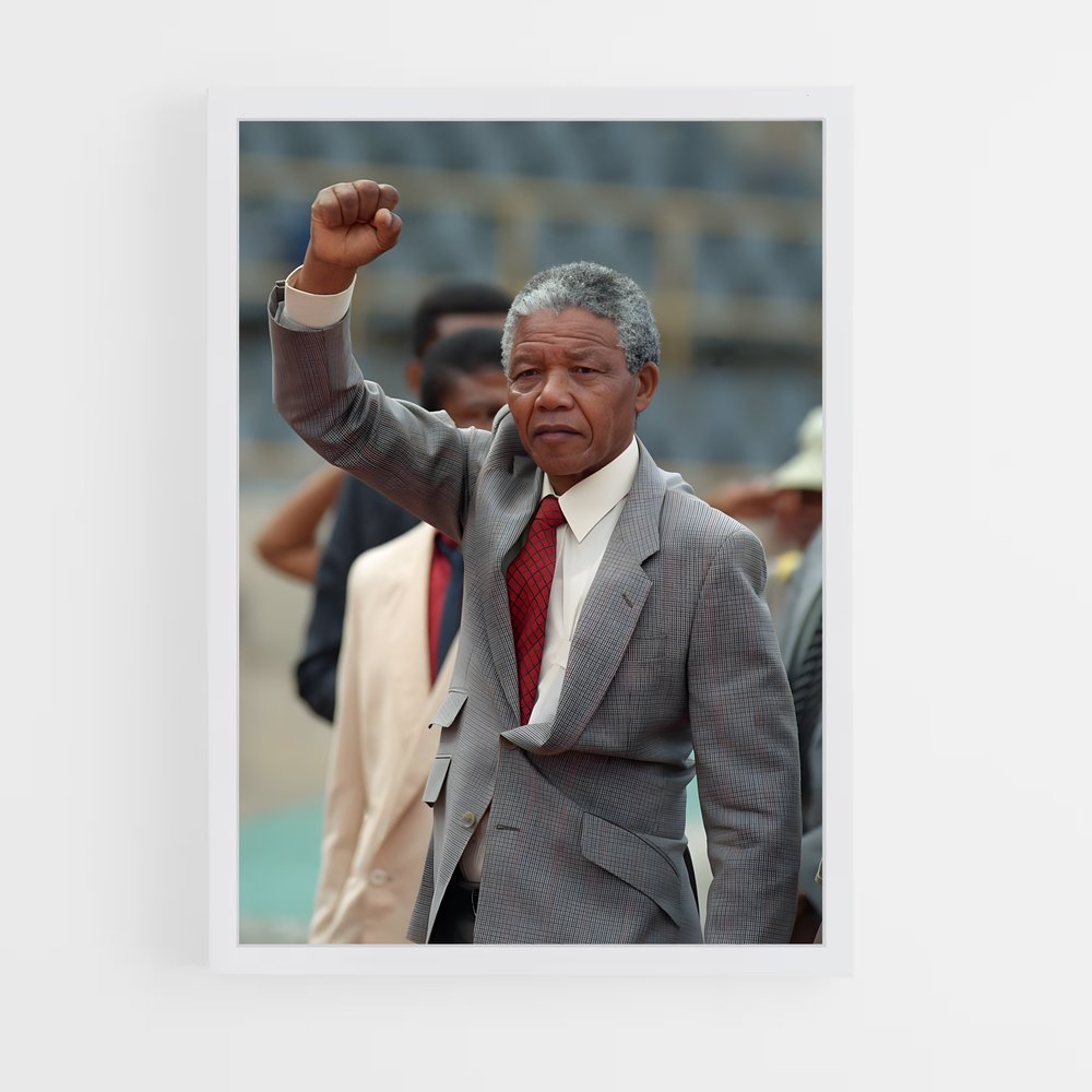 nelson-mandela-6 cadre Blanc