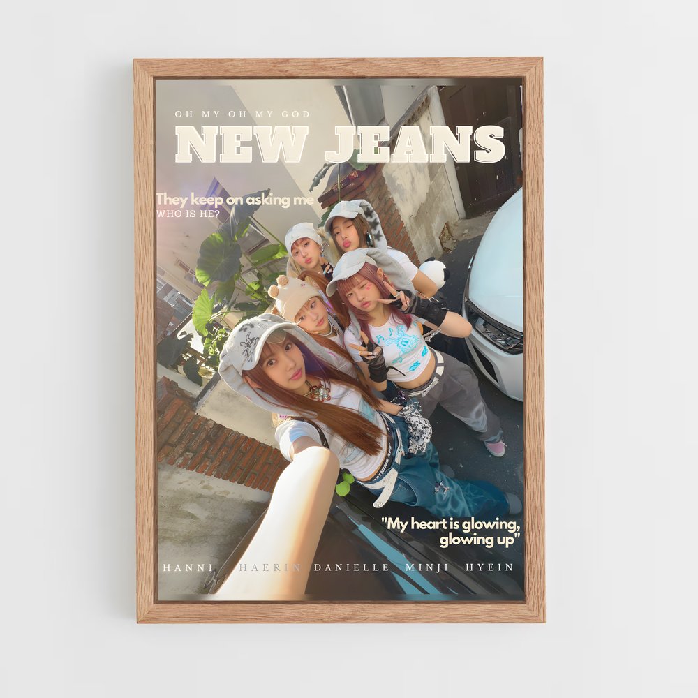 new jeans   ポスター Poster New Jeans Oh My God | Aesthetic Posters
