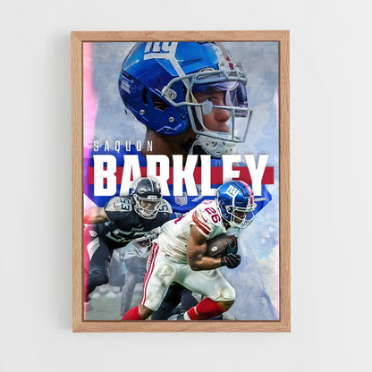 new-york-giants-10 cadre Bois clair